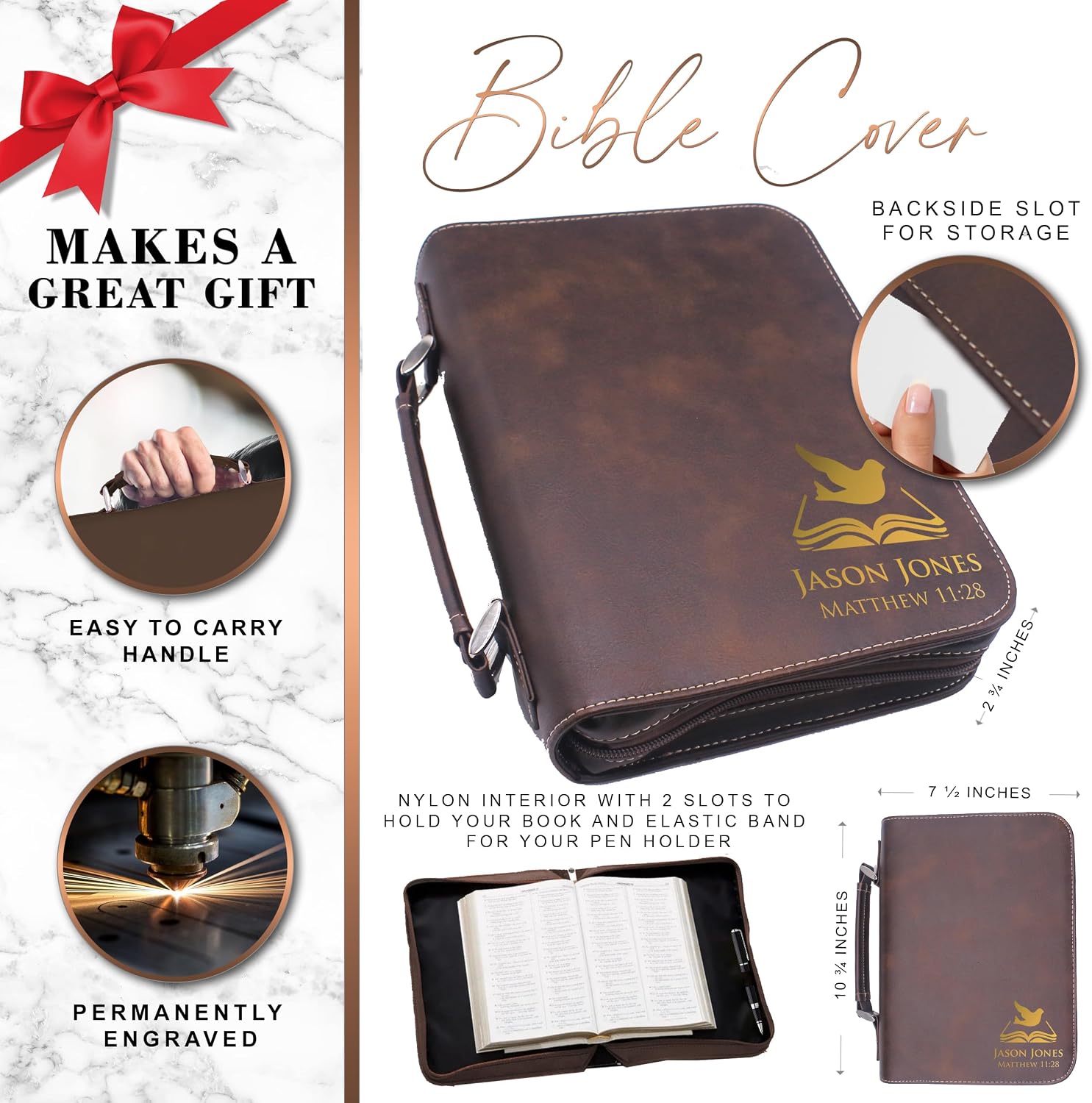 A Name on the Cover Changes Everything: Personalized Bible Cases for Every Milestone