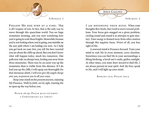 Jesus Calling, Padded Hardcover, with Scripture References: Enjoying Peace in His Presence